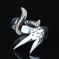 925 Sterling Silver Zulfiqar Ring – Double Sword Hz. Ali Ring for Men