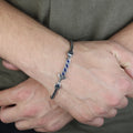 925 Silver Sword Chain Bracelet, Sapphire Hz Ali Zulfiqar Bracelet, Silver Sword Bracelet