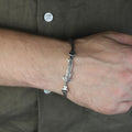 925 Silver Zulfiqar Sword Bracelet, Hz Ali Zulfiqar Chain Bracelet, Foxtail Sword Bracelet