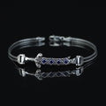 925 Silver Sword Chain Bracelet, Sapphire Hz Ali Zulfiqar Bracelet, Silver Sword Bracelet