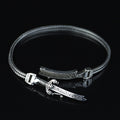 925 Silver Zulfiqar Sword Bracelet, Hz Ali Zulfiqar Chain Bracelet, Foxtail Sword Bracelet