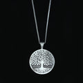 Tree of Life Necklace, 925 Sterling Silver Pendant, Handmade Tree of Life Jewelry, Gift for Men and Women