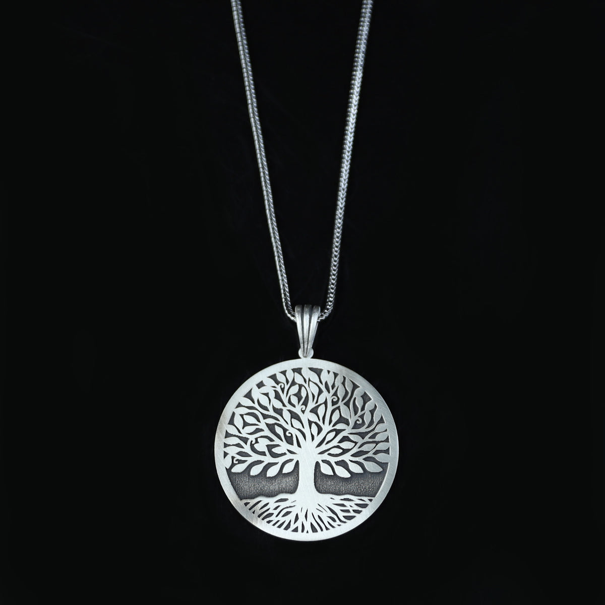 Tree of Life Necklace, 925 Sterling Silver Pendant, Handmade Tree of Life Jewelry, Gift for Men and Women
