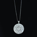 Solomon Seal Necklace, 925 Sterling Silver Pendant, Star of David Necklace, Handmade Spiritual Jewelry