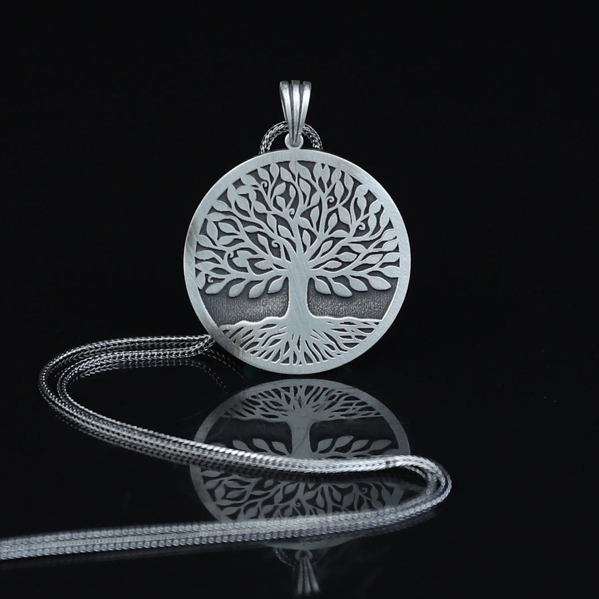 Tree of Life Necklace, 925 Sterling Silver Pendant, Handmade Tree of Life Jewelry, Gift for Men and Women