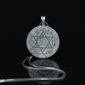 Solomon Seal Necklace, 925 Sterling Silver Pendant, Star of David Necklace, Handmade Spiritual Jewelry