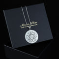 Solomon Seal Necklace, 925 Sterling Silver Pendant, Star of David Necklace, Handmade Spiritual Jewelry