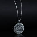Tree of Life Necklace, 925 Sterling Silver Pendant, Handmade Tree of Life Jewelry, Gift for Men and Women