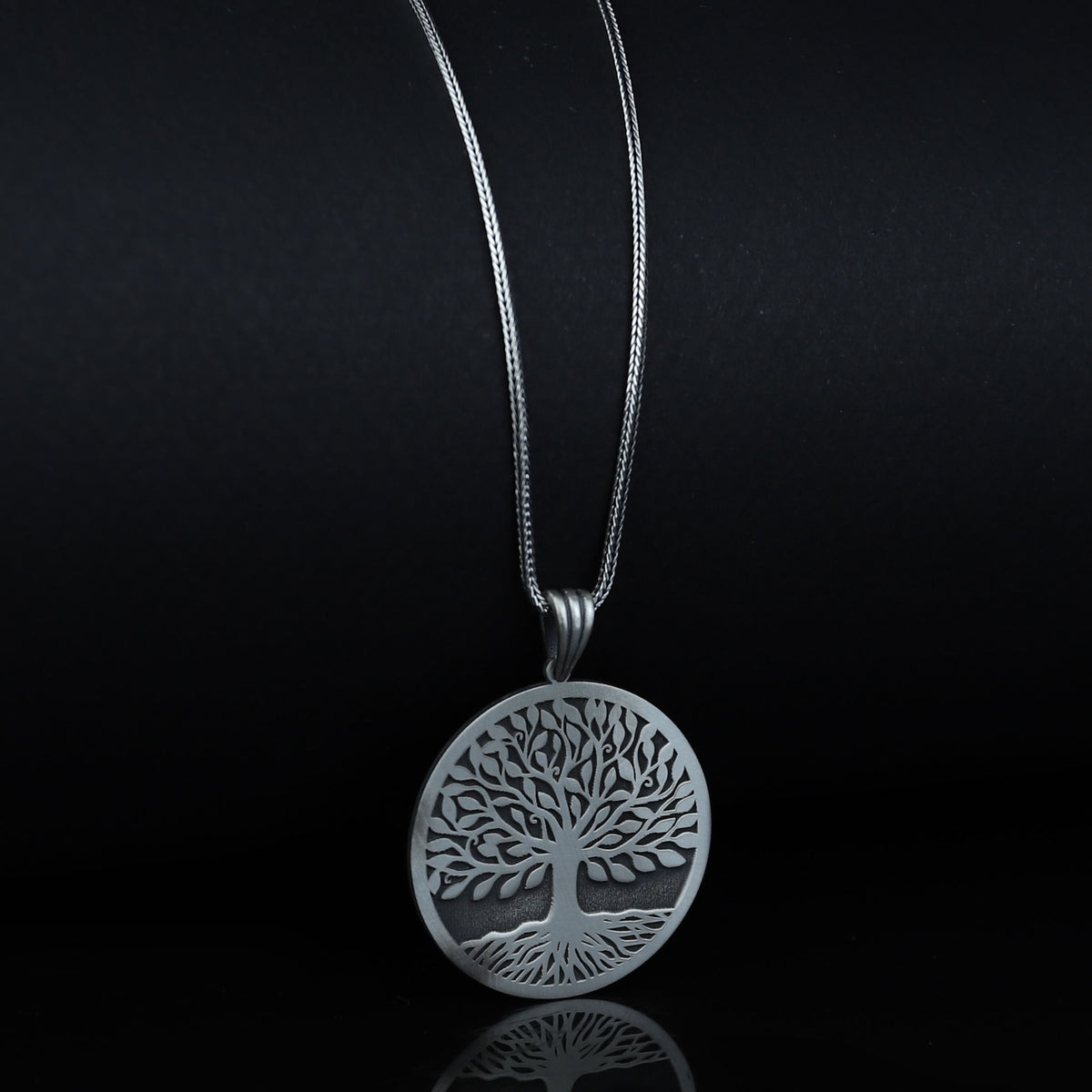 Tree of Life Necklace, 925 Sterling Silver Pendant, Handmade Tree of Life Jewelry, Gift for Men and Women