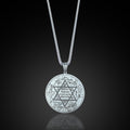 Solomon Seal Necklace, 925 Sterling Silver Pendant, Star of David Necklace, Handmade Spiritual Jewelry