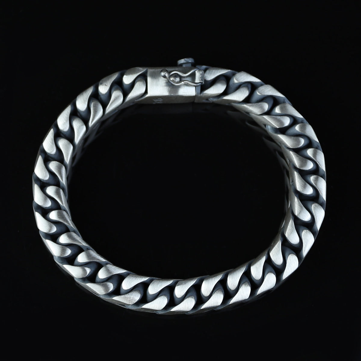 925 Solid Silver Curb Chain Bracelet, Heavy Franco Chain Bracelet, 10MM Handmade Chain Bracelet Curb Link Bracelet, Unique Men Chain Gift