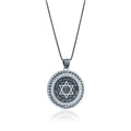 Sterling Silver Seal Of Solomon Signet Pendant