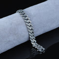 Solid 10MM 925 Sterling Silver Bracelet, Curb Chain Bracelet , Silver Vintage Heavy Men Chain Bracelet