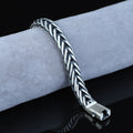925 Men Silver Chain Bracelet, 12MM Braided Oxized Solid Silver Chain, Onyx Men Chain Heavy Bracelet, Bracelets For Men, 925 Silver