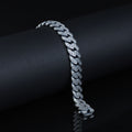 Solid 10MM 925 Sterling Silver Bracelet, Curb Chain Bracelet , Silver Vintage Heavy Men Chain Bracelet