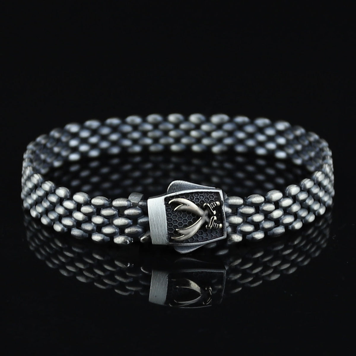 925 Silver King Chain Zulfiqar Sword Bracelet, Chain Hz Ali Sword Bracelet, Silver Sword Bracelet, Handmade Men Bracelet