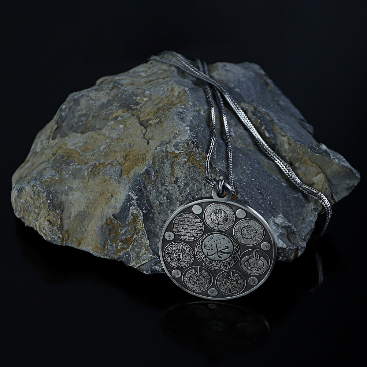 Silver Handmade Islamic Quran Necklace Protective Necklace Silver Surah Necklace