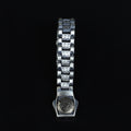925 Silver Watch Band Chain Bracelet, Greek Style Solomon Signet Bracelet, Oxide Silver Bracelet, Gourmet Cuban Link Silver Bracelet