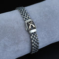 925 Silver King Chain Zulfiqar Sword Bracelet, Chain Hz Ali Sword Bracelet, Silver Sword Bracelet, Handmade Men Bracelet