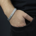 925 Silver King Chain Zulfiqar Sword Bracelet, Chain Hz Ali Sword Bracelet, Silver Sword Bracelet, Handmade Men Bracelet
