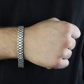 925 Silver King Chain Zulfiqar Sword Bracelet, Chain Hz Ali Sword Bracelet, Silver Sword Bracelet, Handmade Men Bracelet