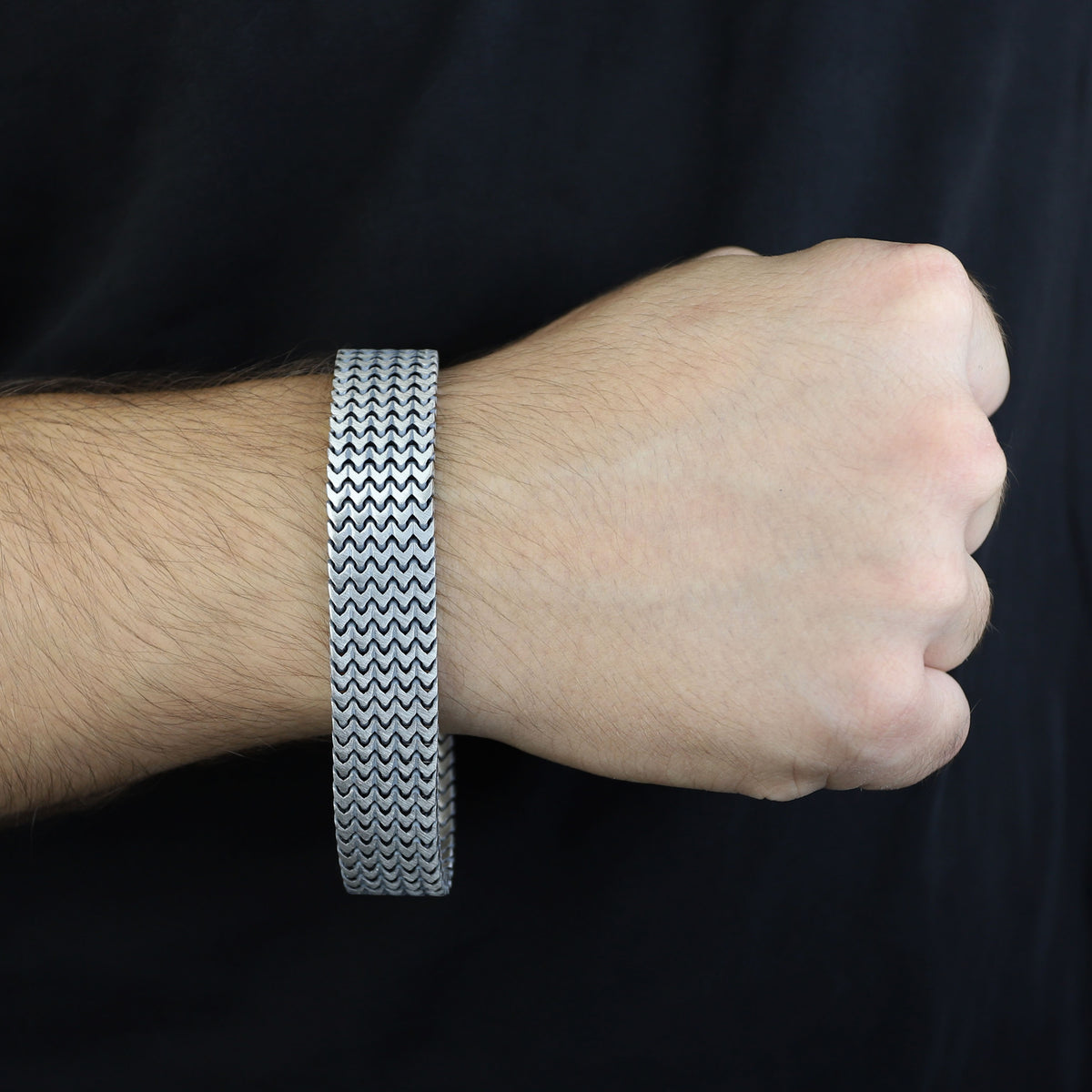 925 Men Silver Franco Chain Bracelet, 16MM Franco Solid Silver Chain, Heavy Double Men Chain Link Bracelet, Bracelets For Men