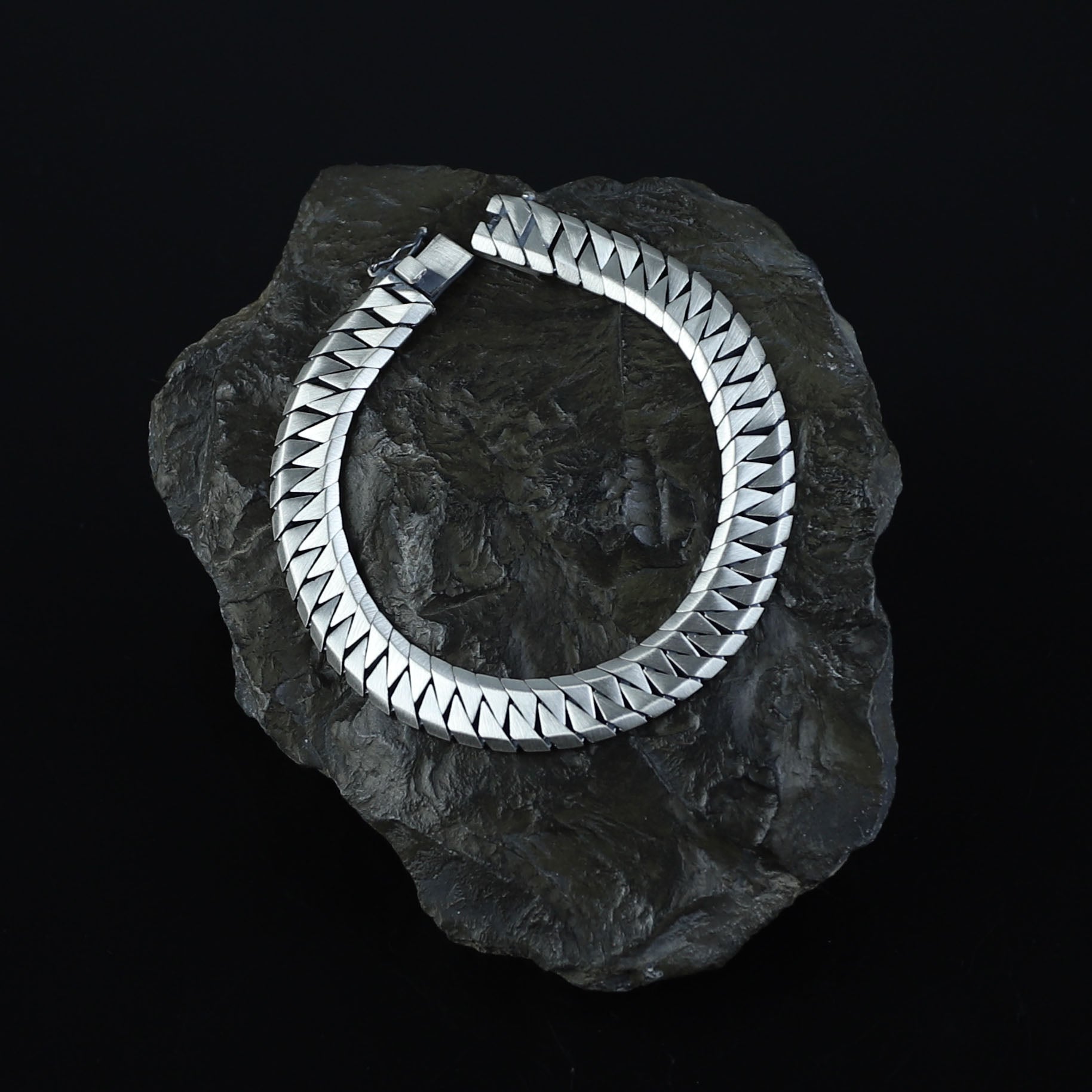 Men Silver Elegant 10mm Curb Chain Gourmet Bracelet