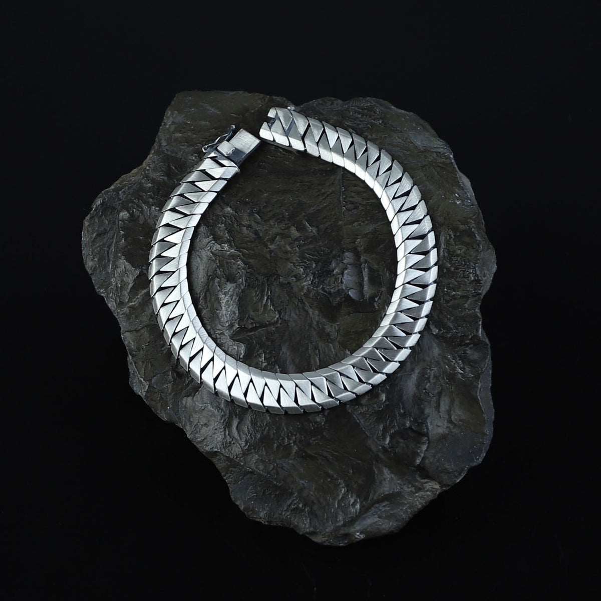 Men Silver Elegant 10mm Curb Chain Gourmet Bracelet