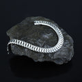 Men Silver Elegant 10mm Curb Chain Gourmet Bracelet