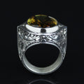 925 Silver Sultanite Stone Ring, Men Natural Sultanite Ottoman Style Ring, Man Handmade Silver Ring, 925k Sterling Silver Ring , Gift For Him