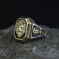 Silver Zodiac Leon Signet Ring, Lion Figured Animal Head Ring, Silver Zodiac Ring, 925k Sterling Silver Ring