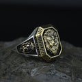 Silver Zodiac Leon Signet Ring, Lion Figured Animal Head Ring, Silver Zodiac Ring, 925k Sterling Silver Ring