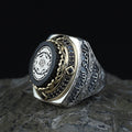 Handmade Silver Solomon Signet Ring, King Solomon Ring, Islamic King Solomon Ring, Handmade Silver Ring, Arabic Islamic Ring, 925 Silver