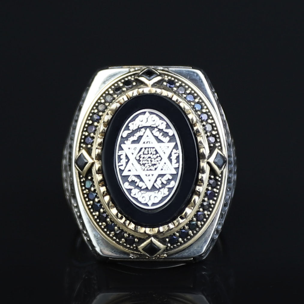Handmade Silver Solomon Signet Ring, King Solomon Ring, Islamic King Solomon Ring, Handmade Silver Ring, Arabic Islamic Ring, 925 Silver