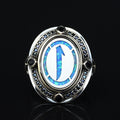925 Sterling Silver Islamic Handmade Ring, Elif Arabic Signet Ring, Handmade Muslim Ring
