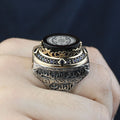 Handmade Silver Solomon Signet Ring, King Solomon Ring, Islamic King Solomon Ring, Handmade Silver Ring, Arabic Islamic Ring, 925 Silver