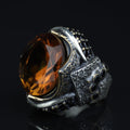 925 Sterling Silver Sultanite Ring for Men – Color Changing Gemstone