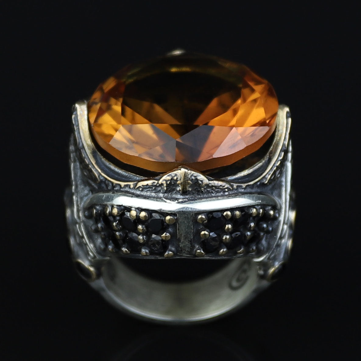 925 Sterling Silver Sultanite Ring for Men – Color Changing Gemstone