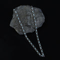 Men 925 Silver Turquoise Chain Link Handmade Men Turquoise Chain