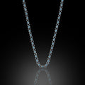 Men 925 Silver Turquoise Chain Link Handmade Men Turquoise Chain