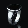 925 Sterling Silver Black Onyx Signet Ring – Unisex