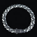 925 Sterling Silver 9mm Cuban Chain Bracelet for Men