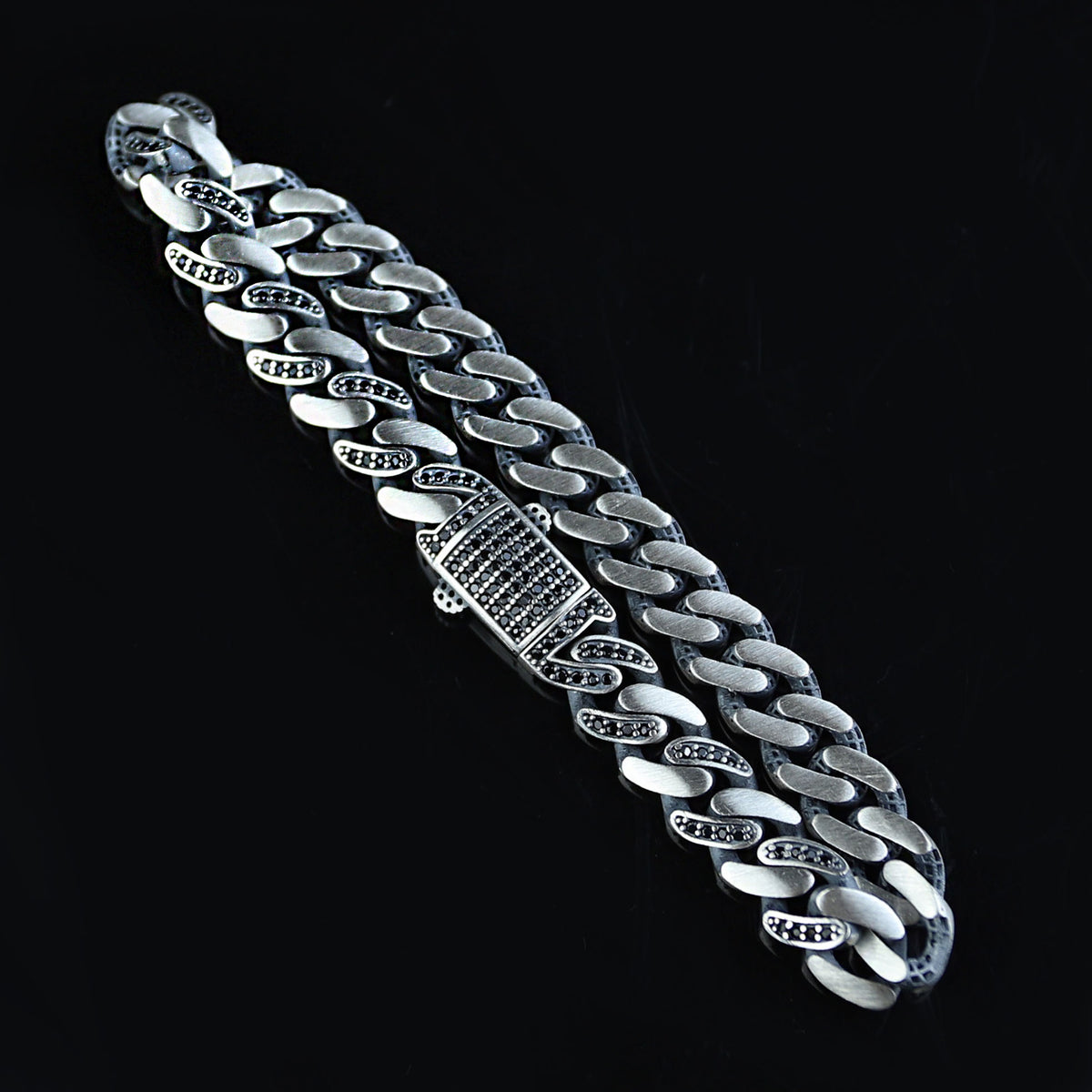 925 Sterling Silver 9mm Cuban Chain Bracelet for Men