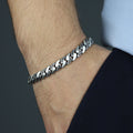 925 Sterling Silver 9mm Cuban Chain Bracelet for Men