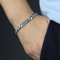 925 Sterling Silver 9mm Cuban Chain Bracelet for Men