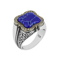Men Handmade Lapis Lazuli Gemstone Turkish Handmade Ring