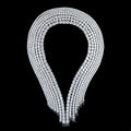 925 Sterling Silver VVS Moissanite Tennis Chain Necklace