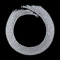 925 Sterling Silver VVS Moissanite Tennis Chain Necklace