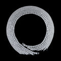 925 Sterling Silver VVS Moissanite Tennis Chain Necklace