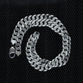 925 Sterling Silver 10mm Cuban Curb Chain Necklace for Men